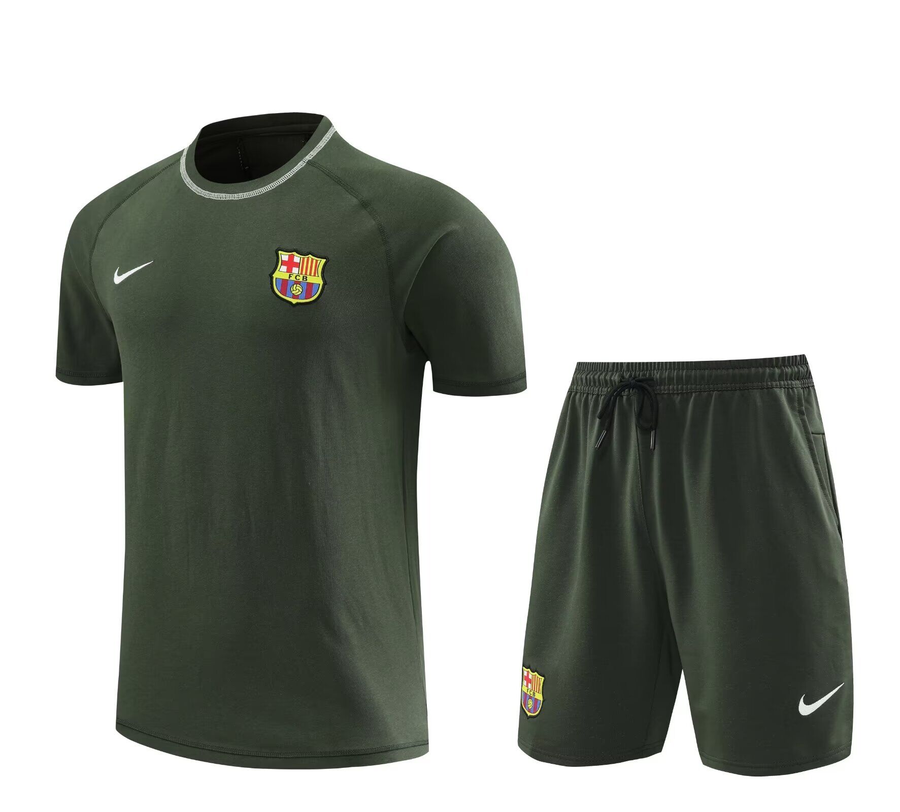 AAA Quality Barcelona 24/25 Dark Green Training Kit Jerseys